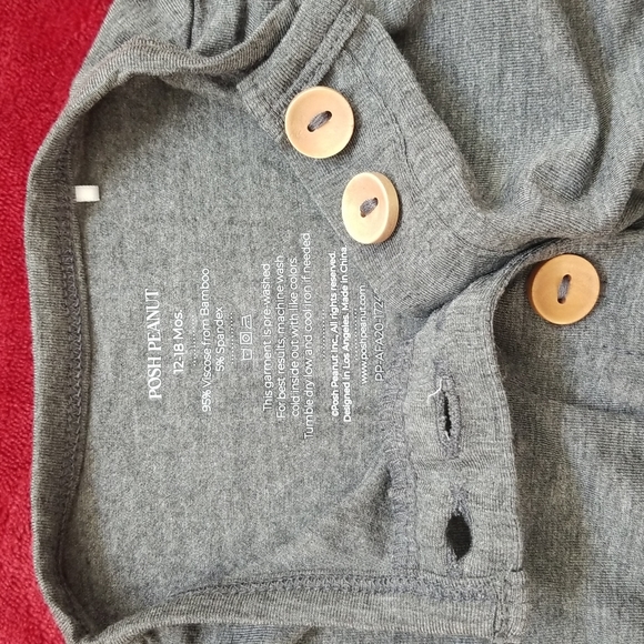 Posh Peanut Open Foot Onsie - Picture 5 of 7